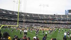 Ringcentral Coliseum Section 105 Home Of Oakland Raiders