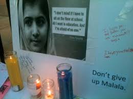 Malala's plight is “related to the potential for world peace”