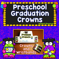 My younger preschool peeps have memory books with no lines at the bottom. End Of The Year Activities Preschool Graduation Crowns And Wristbands Hats