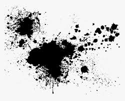 Embed this image in your blog or website. White Paint Splash Png Black And White Splatter Transparent Png Kindpng