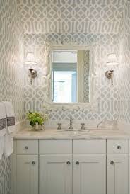 Adding Another Layer Of Texture With Wallpaper Powder Room Design Pretty Bathrooms Bathroom Wallpaper