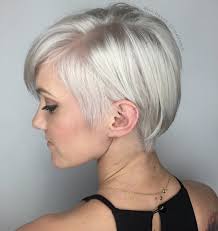 Side Shaved Bob By Kristina Marie Modern Short Hairstyles Short Hair Styles Fine Hair