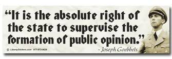 Image result for joseph goebbels control public opinion