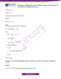 Detailed answers of all the questions in chapter 13 maths class 10 surface areas and volumes exercise 13.1 provided in ncert textbook. Rd Sharma Solutions Exercise 18 2 Chapter 18 Class 9 Surface Area And Volume Of Cuboid And Cube