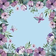 Purple Flowers Background Purple Flower Background Flower Backgrounds Free Watercolor Flowers