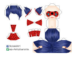 Ladybug Papercraft By Ady Pettycharlotte Deviantart Com On Deviantart Ladybug Crafts Miraculous Ladybug Anime Paper Doll Template
