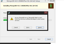 Service Mongodb Server Mongodb Failed To Start Verify That You Have Sufficient Privileges To Start System Services Stack Overflow