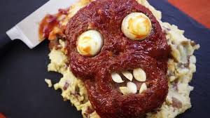 Halloween Zombie Meatloaf Video Halloween Main Dish Food Beef Pies
