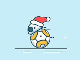 Funniest Animated Gifs Of The Week Star Wars Bb8 Christmas Animated Gif Cool Animated Gifs