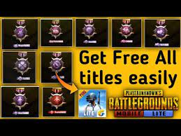 How To Get Free Title In Pubg Mobile Lite All Title Free In Pubg Mobile Lite Conqueror Gameplay Youtube