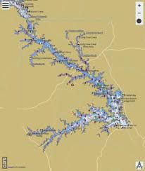 j strom thurmond reservoir clarks hill lake fishing map