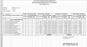 Sample stock inventory template is a document which defines details about stock as well as essential components of stock such expiration and damage procedure. Laporan Stock Opname Excel Contoh Buku Stok Barang Harian Manual Nusagates