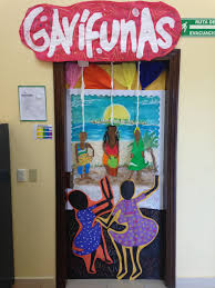 Honduras decorations #honduras #decorations , honduras dekorationen , décorations honduras , decoraciones de honduras , honduras roatan, honduras food, honduras culture. Garifuna Door Decoration For Independence Celebration At My School School Door Decorations School Decorations Door Decorations