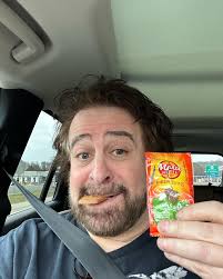In the car with Manocchia thinking of you HOWARD @sternshow . “God damn!  I'm a Metamucil Man”