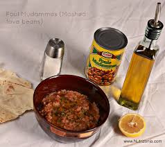 Mashed Fava Beans Foul Mudammas Nutrizonia Recipe Fava Beans Appetizers Healthy Appetizers