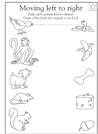 Match Animals To Their Food Printable Preschool Worksheets Preschool Reading Preschool Worksheets