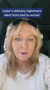 Woman Upset at Lowes Delivery Trys to Keep Them from Leaving