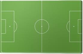 An american football field is slightly larger than a soccer field. Fussballfeld Wall Mural Pixers We Live To Change