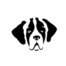 Black And White St Bernard Clipart Saint Bernard Custom Face Decal St Benard Silhouette Personalized Vinyl Car Decal Sticker Car Decals Vinyl Saint Bernard Bernard