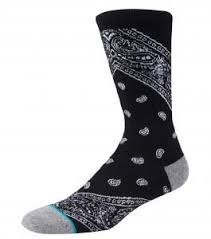 Stance Men S Barrio Crew Socks Black M200b14bar Socks By Stance Lifestyle Socks Socks For Men Stance Socks For Men Stance Socks Mens Socks Crew Socks