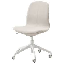 Langfjall Chaise De Bureau Gunnared Beige Blanc Ikea In 2020 Ergonomic Office Chair White Office Chair Office Chair