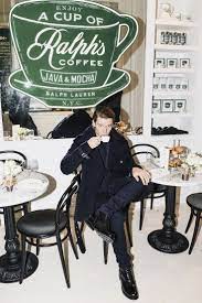 Inside Ralph S Cafe At Nyfw Patrick Schwarzenegger Wears A Look From Ralph Lauren Purple Label Ralph Lauren Style Ralph Lauren Nyc Ralph Lauren
