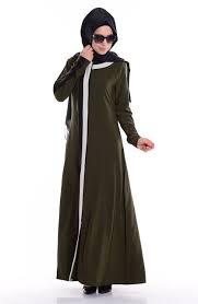 Ferace Serit Detayli Ferace Haki Yesil Siyah Moda Stilleri Siyah Giyim