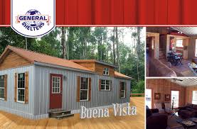 General shelters' small homes, cabins, tiny houses or whatever the going title is, are designed and built with the end user in mind. Buena Vista Txport Cabins Texas Portable Cabins Barns Steel Structures