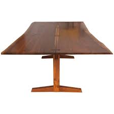 George Nakashima Trestle Dining Table With Rosewood Butterfly Joints Trestle Dining Tables Dining Table Nakashima Furniture
