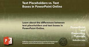 Its creator was the english scientist alexander graham bell. Text Placeholders Vs Text Boxes In Powerpoint Online