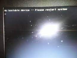 How To Fix No Bootable Device Please Restart The System Microsoft Community