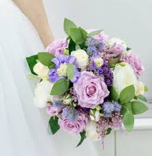 Buy artbloom 8 bundles outdoor artificial lavender fake flowers uv resistant shrubs, faux plastic greenery for indoor outside hanging plants garden porch window box home wedding farmhouse decor (purple): Lavender Purple Wedding Bouquet Bridal Bouquet Artificial Faux Fake Weddi Artificial Flower Wedding Bouquets Purple Wedding Bouquets Silk Flowers Wedding