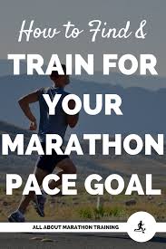 your marathon pace goal how to find it and how to train for it