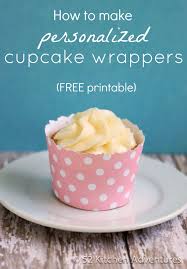 How to make a smooth, seamless liner for your giant cupcake cakes! How To Make Personalized Cupcake Wrappers How To Make Cupcakes Diy Cupcakes Cupcake Wrappers
