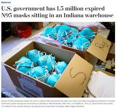 US gov sitting on 1.5 **MILLION** expired N95 masks; sending to ...