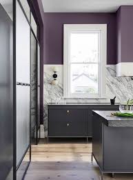 purple kitchen walls