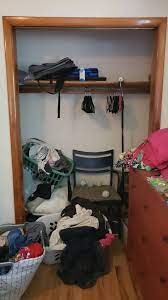 Closet doors with patterned screens that slide to open. Do You Have Closets Without Doors 2peas Refugees
