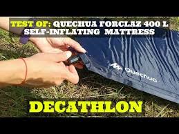 Test Of Quechua Forclaz 400 L Self Inflating Bivouacking Hiking Trekking Mattress Decathlon Youtube