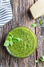 Basil Pesto Without Pine Nuts Feast And Farm