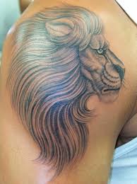 You deserve the best, so visit aloha art collective. Shoulder Realistic Lion Tattoo By Aloha Monkey Tattoo