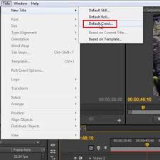 Adding text and titles in premiere pro is simple. How To Make Crawling Titles In Adobe Premiere Pro Cs6 Howtech