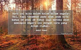 We did not find results for: 17 Kata Kata Abdul Somad Jagokata