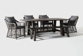 Limited time sale easy return. Panama Outdoor 6 Piece Rectangle Dining Set With Koro Chairs Living Spaces