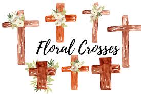 Download Watercolor Floral Crosses Pre Designed Photoshop Graphics Creative Market