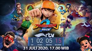 Boboiboy and his friends must protect his elemental powers from an ancient villain seeking to regain control and wreak cosmic havoc. Boboiboy Boboiboy Movie 2 Di Rtv Countdown Facebook