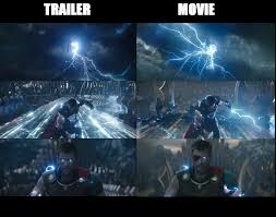 Cgi Comparison Between The Trailer And Movie Of Thor Ragnarok Marvelstudios Chris hemsworth reveals marvel studios turned to some cg wizardry for thor's eye patch in avengers: cgi comparison between the trailer and