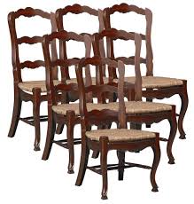 Country French Mohogany Set 6 Solid Mahogany Reproduction French Country Dining Chairs Han French Country Dining Chairs French Country Dining Dining Chairs