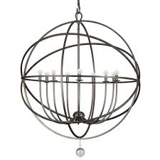 Chandeliers Up Chandeliers Bronze Solaris 9 Light Bronze Sphere Chandelier 9229 Eb 2dtey Crystorama Littman Bros Lighting