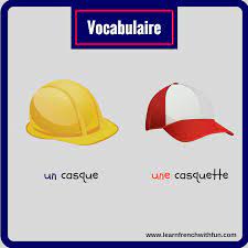 Learn How To Say In French Helmet Casque And Cap Casquette Ette Ending Means Small And Is Always Feminine Learn French Learning Facebook Sign Up