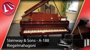 Bis zu 200 hochwertige klaviere & flügel bekannter marken gebraucht und neu auch online zur ansicht. Maiwald Klavier Flugel Angebot Steinway Sons Hamburg A 188 Riegelmahagoni Youtube